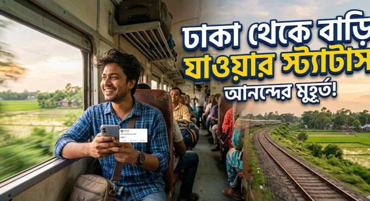 ঢাকা থেকে বাড়ি যাওয়ার স্ট্যাটাস