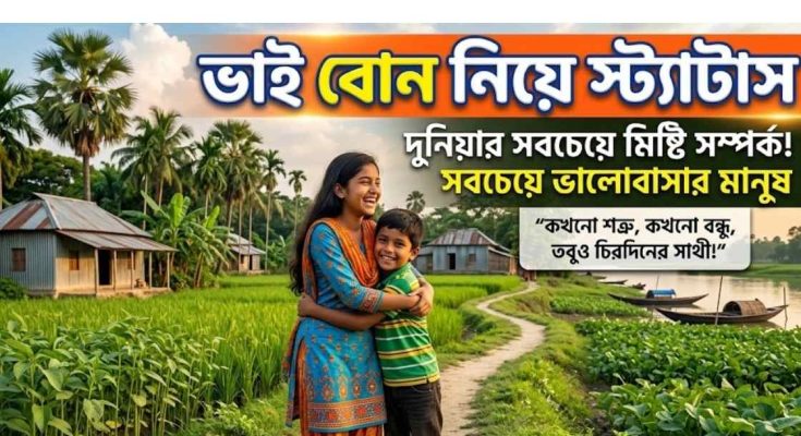 ভাই বোন নিয়ে স্ট্যাটাস