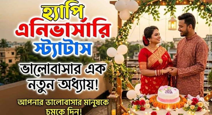 হ্যাপি এনিভার্সারি স্ট্যাটাস