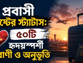 প্রবাসী কষ্টের স্ট্যাটাস: ৫০টি হৃদয়স্পর্শী বাণী ও অনুভূতি
