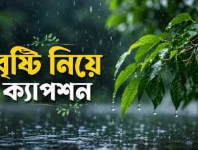 বৃষ্টি নিয়ে ক্যাপশন