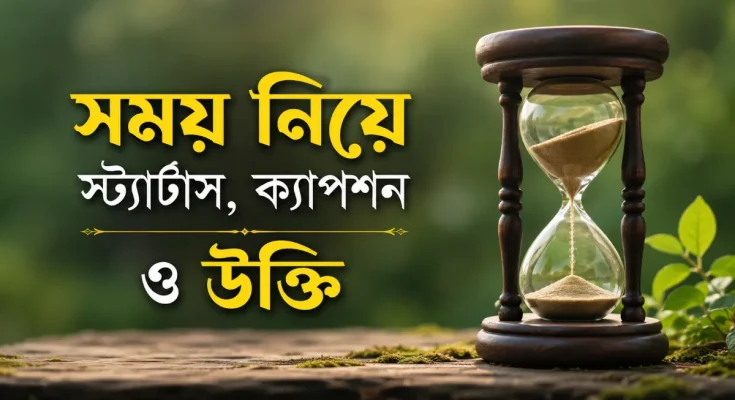 সময় নিয়ে স্ট্যাটাস, ক্যাপশন ও উক্তি